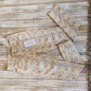 Animal Print Skinny Jeans